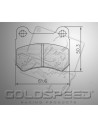Kit pastillas de Freno GOLDSPEED 424 PARO/FIRST/ENERGY TRASERA/K4A/PCR