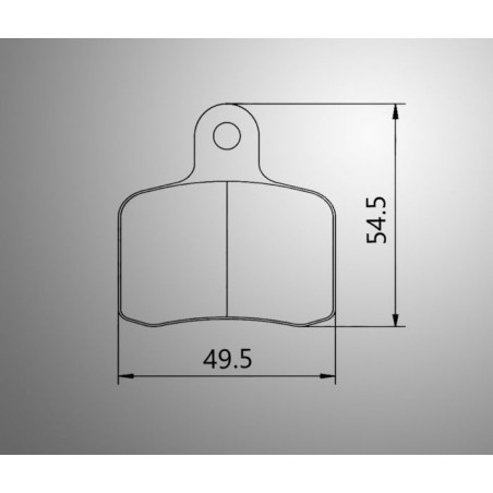 Juego de Pastillas BSD compatible OTK Kit SPECIAL.  Tony kart, Kosmic, FA kart