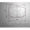 Juego de pastillas de freno GOLDSPEED 557 K-KART / MARANELLO / MS trasera