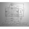 Juego de pastillas de freno GGOLDSPEED 538 compatible PCR trasera