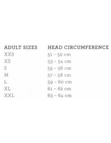 Tallas Casco Speed Tallas Casco Speed