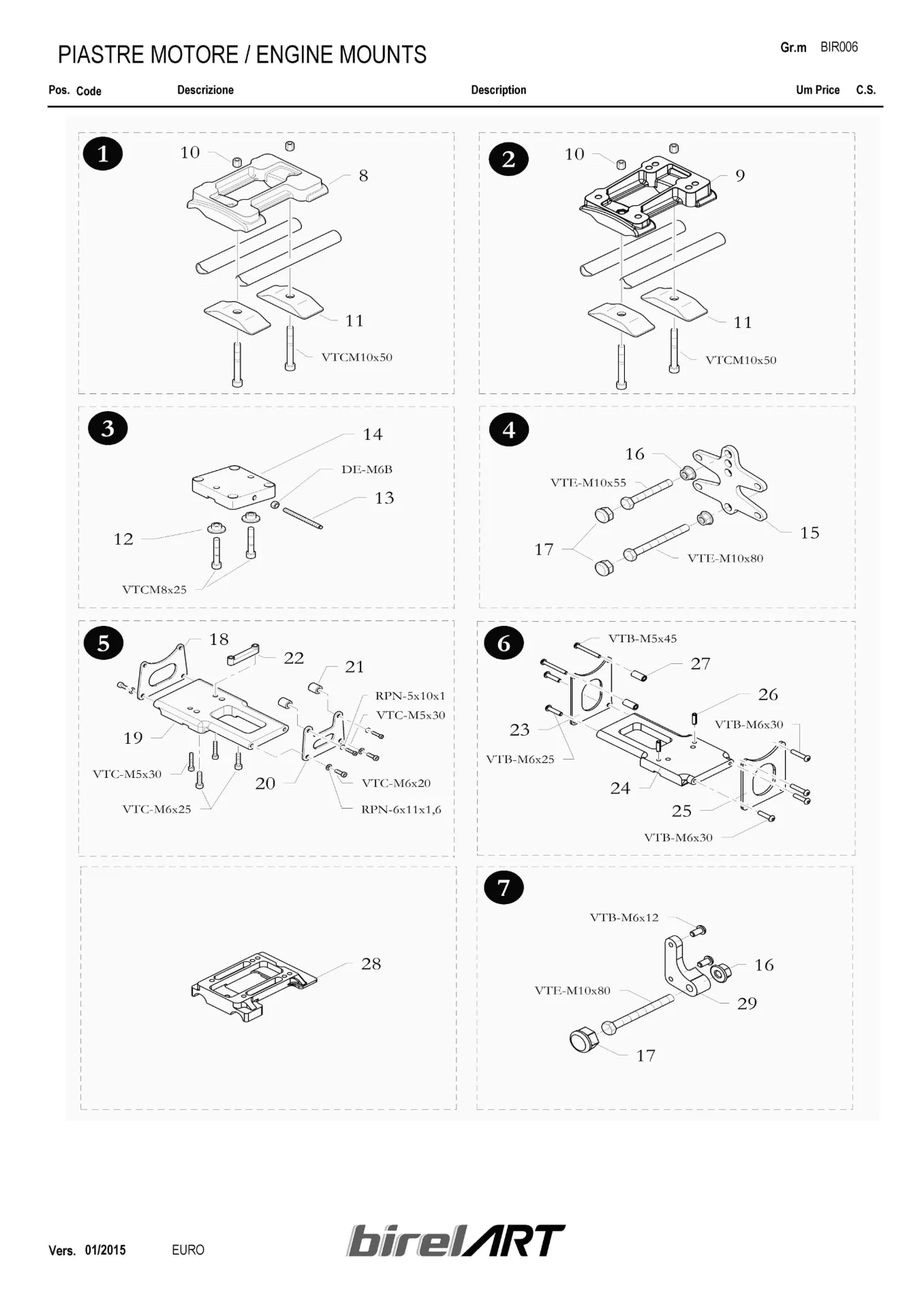 [10.16606.00-NE] TOPE FRENO MOTOR DERECHO BIRELART FIG(7) Dibujo
