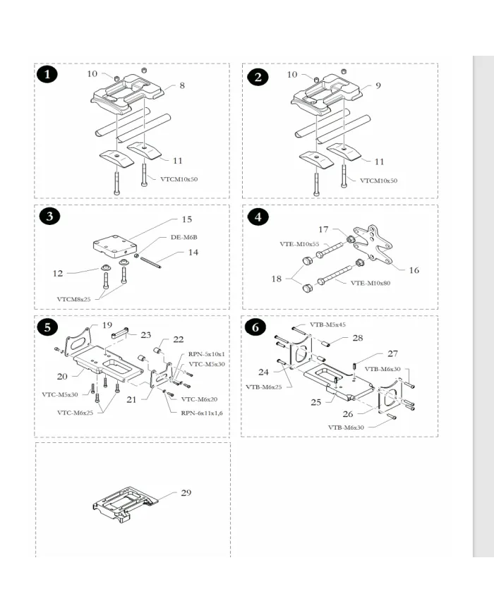 [20.3201.18-NE] POMOLO FERMO PIASTRA MOTORE (Pos.18)