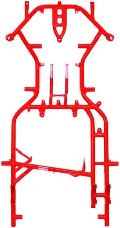 [10.15326.00-RO] Estructura / Tubo chasis Birel Mini