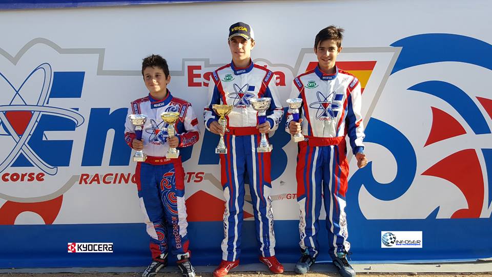 Campeonato Madrileño de karting, victorias para Oscar Cora, Alvaro Gutierrez y Hugo López