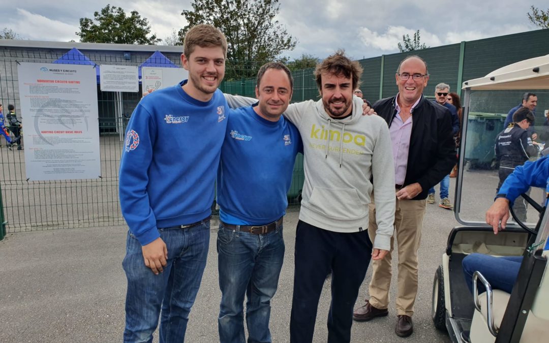 Podium para nuestro equipo Energy Corse España el circuito de Fernando Alonso