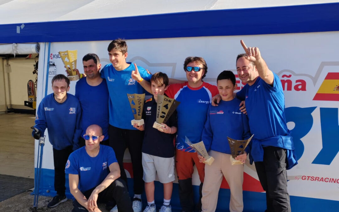 Triunfos y progreso en la primera carrera del campeonato regional de karting de Madrid